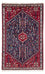 Tapis persan - Nomadic - 129 x 78 cm - bleu foncé