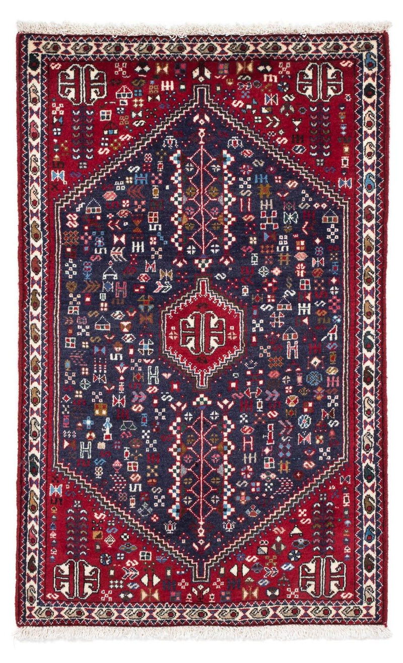 Tapis persan - Nomadic - 129 x 78 cm - bleu foncé
