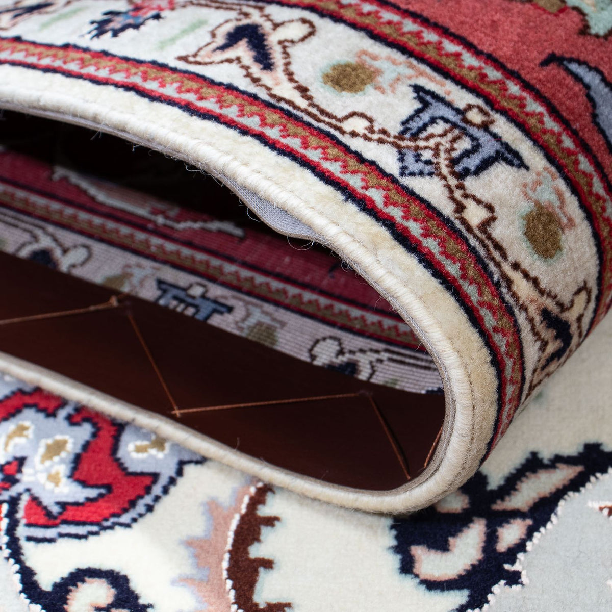 Tapis persan - Tabriz - Royal - 198 x 152 cm - beige