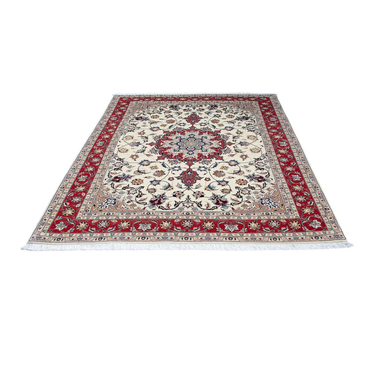 Tapis persan - Tabriz - Royal - 203 x 154 cm - beige