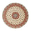 Tapis persan - Tabriz - Royal ronde - 242 x 242 cm - beige