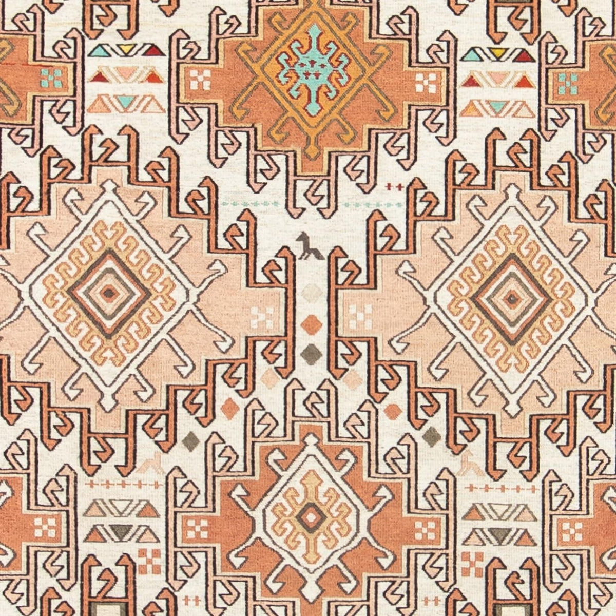 Tapis persan - Nomadic - 149 x 102 cm - beige