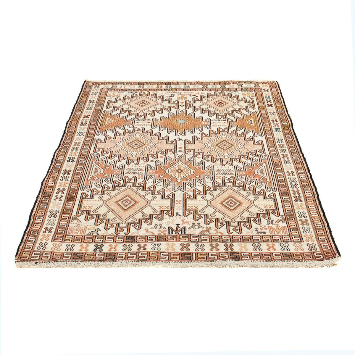 Tapis persan - Nomadic - 149 x 102 cm - beige
