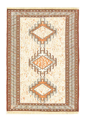 Tapis persan - Nomadic - 149 x 102 cm - beige