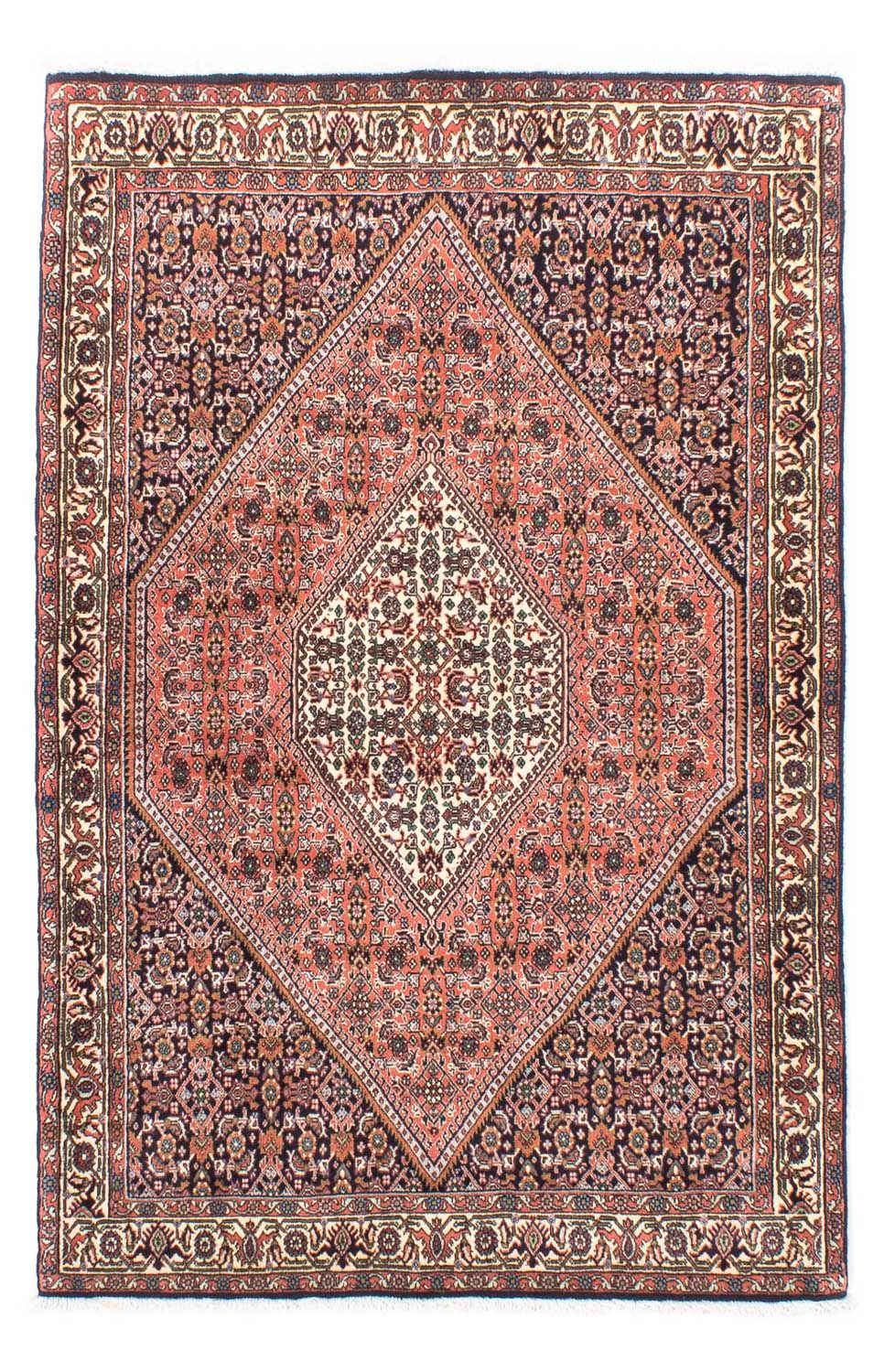 Tapis persan - Bidjar - 164 x 109 cm - rouge clair