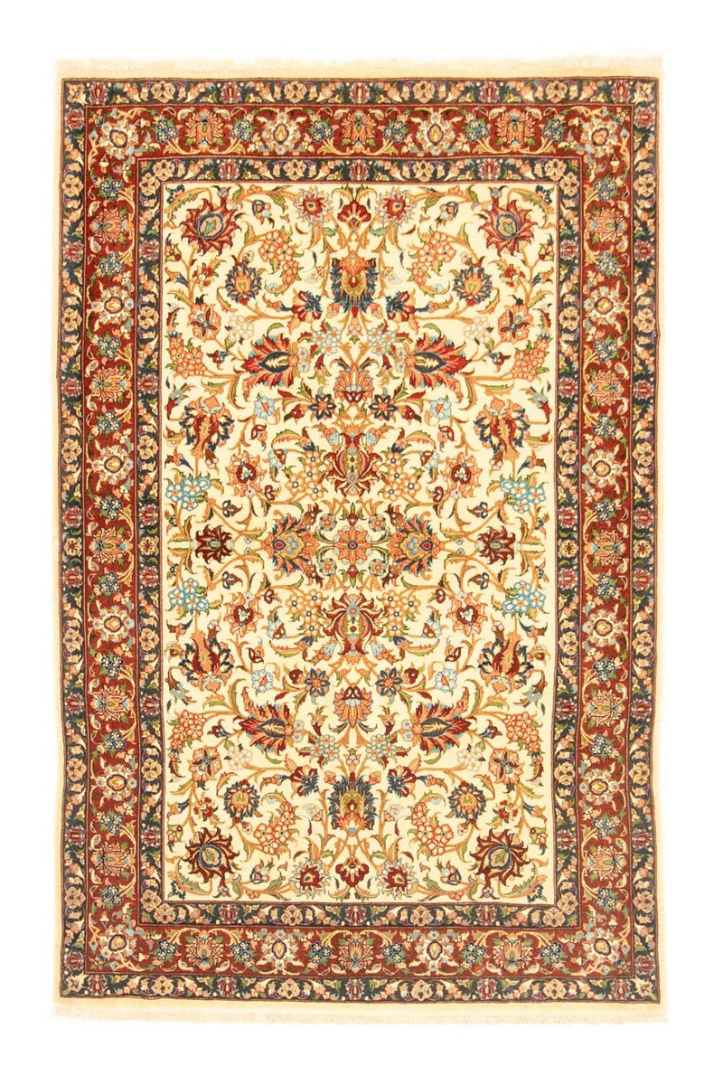 Tapis persan - Ghom - 160 x 102 cm - beige