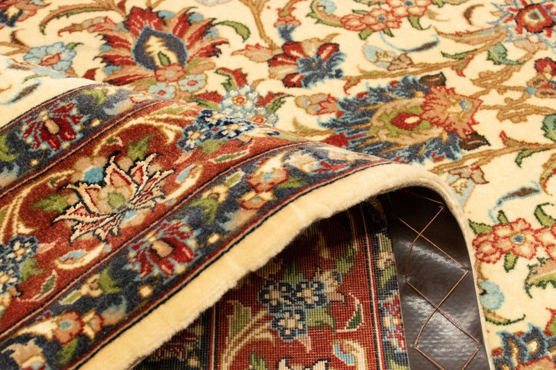 Tapis persan - Ghom - 160 x 102 cm - beige