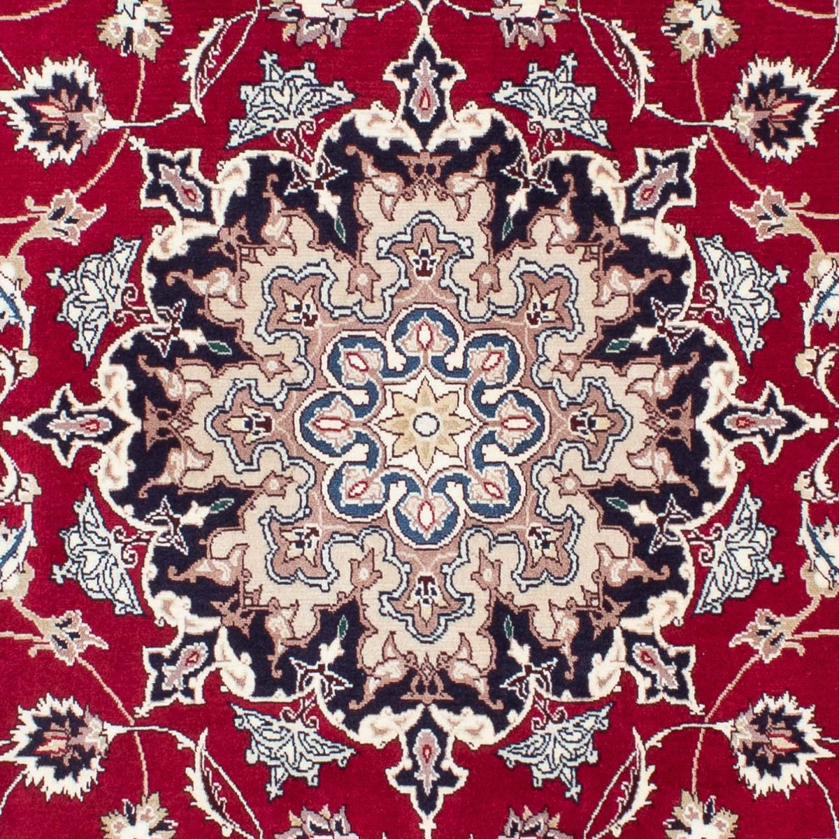 Tapis persan - Tabriz - Royal - 204 x 151 cm - rouge foncé