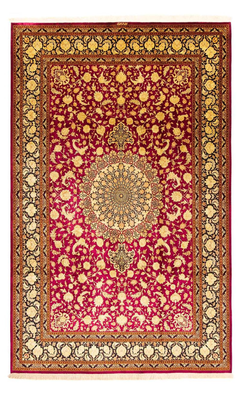 Tapis persan - Ghom - 300 x 200 cm - rouge