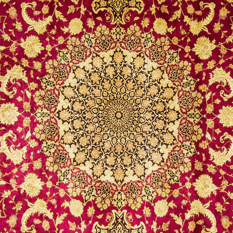 Tapis persan - Ghom - 300 x 200 cm - rouge