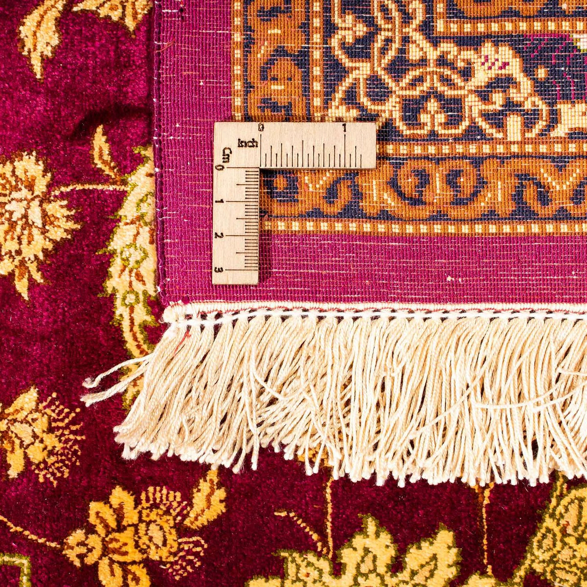 Tapis persan - Ghom - 300 x 200 cm - rouge