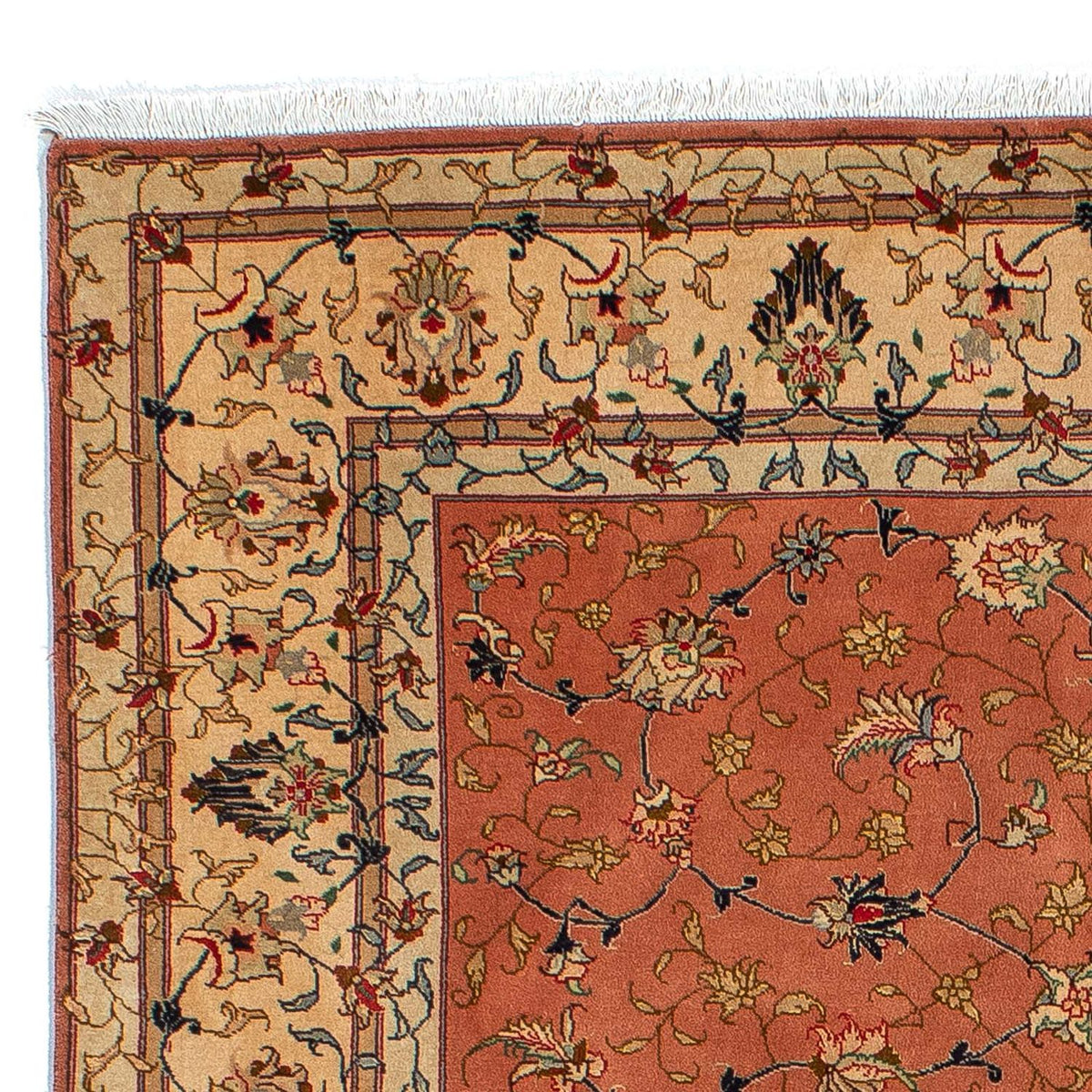 Tapis persan - Tabriz - Royal - 193 x 156 cm - rouille