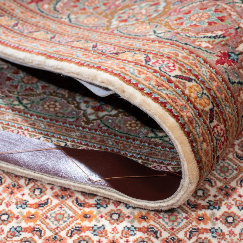 Tapis persan - Tabriz - 198 x 149 cm - marron clair