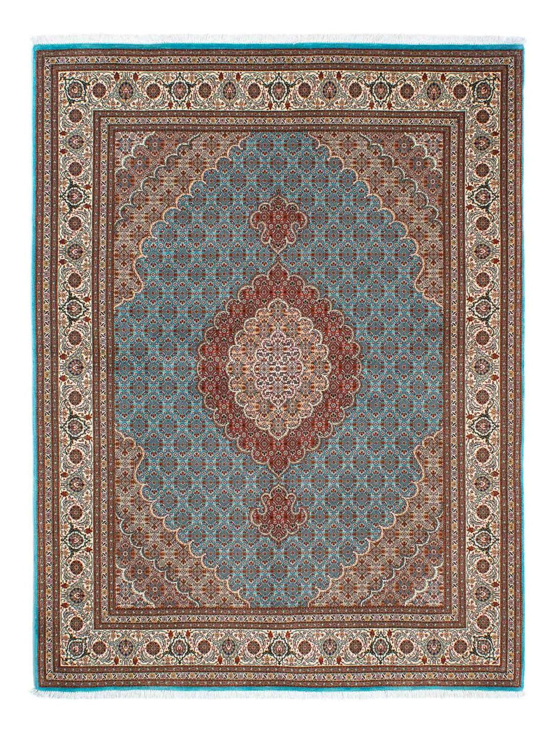 Tapis persan - Tabriz - 202 x 150 cm - turquoise