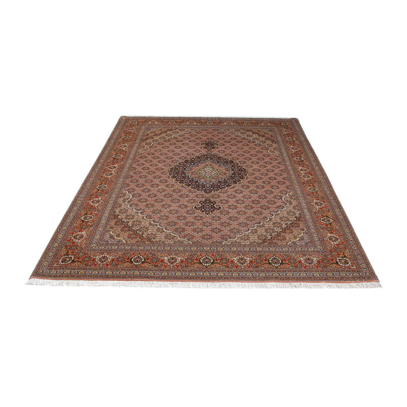 Tapis persan - Tabriz - 204 x 151 cm - marron clair