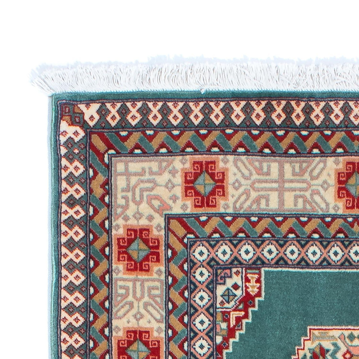 Tapis de couloir Tapis persan - Tabriz - Royal - 187 x 70 cm - turquoise
