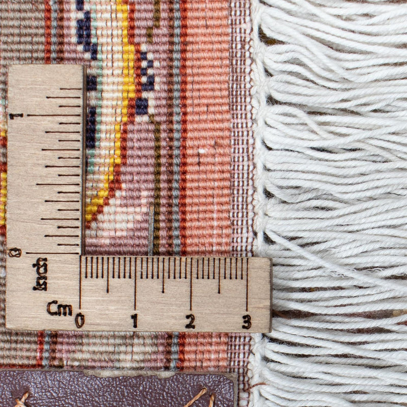 Tapis de couloir Tapis persan - Tabriz - Royal - 389 x 93 cm - rouge clair