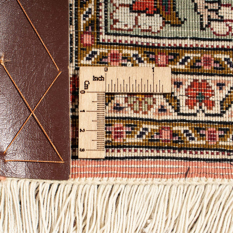 Tapis persan - Tabriz carré  - 206 x 206 cm - marron