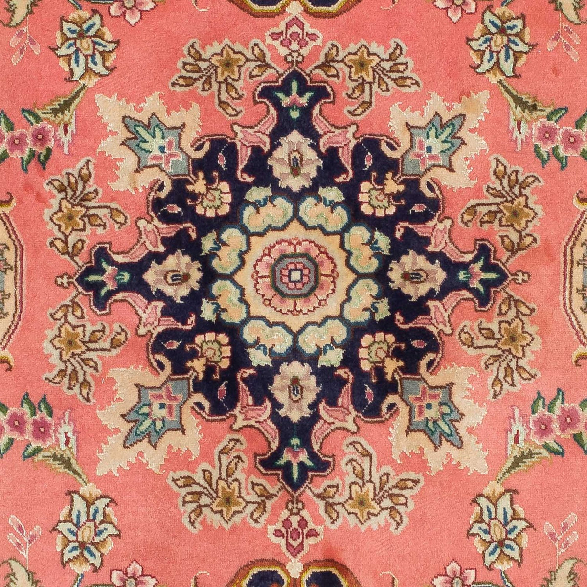 Tapis de couloir Tapis persan - Tabriz - Royal - 198 x 80 cm - rouge clair