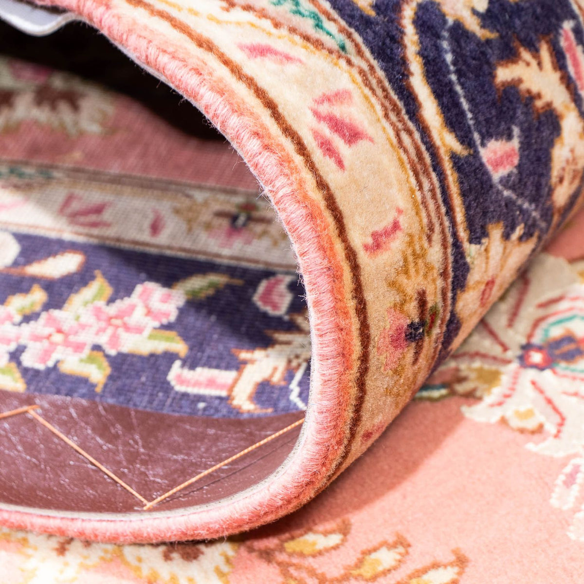 Tapis de couloir Tapis persan - Tabriz - Royal - 198 x 80 cm - rouge clair