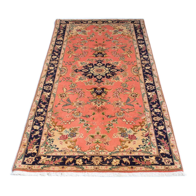 Tapis de couloir Tapis persan - Tabriz - Royal - 198 x 80 cm - rouge clair