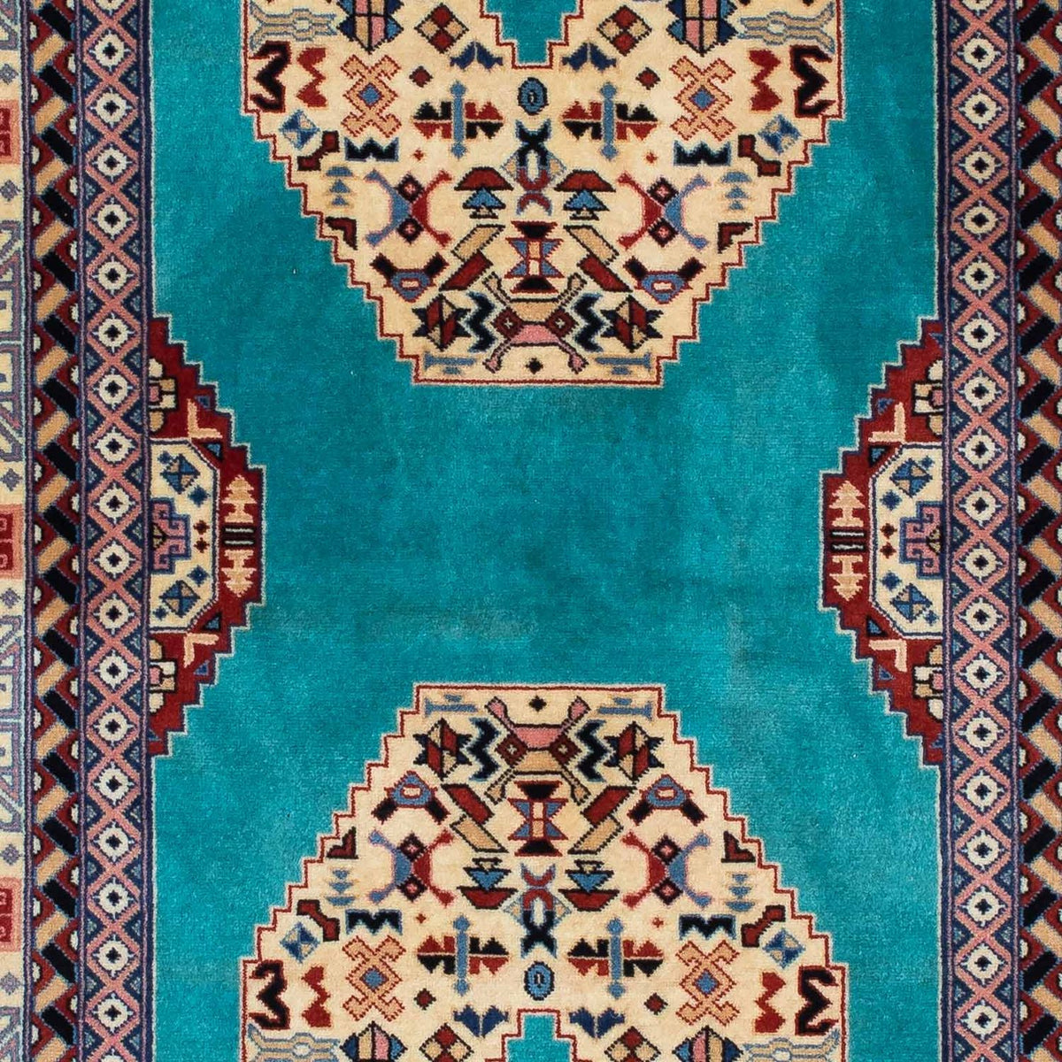 Tapis de couloir Tapis persan - Tabriz - Royal - 190 x 75 cm - bleu