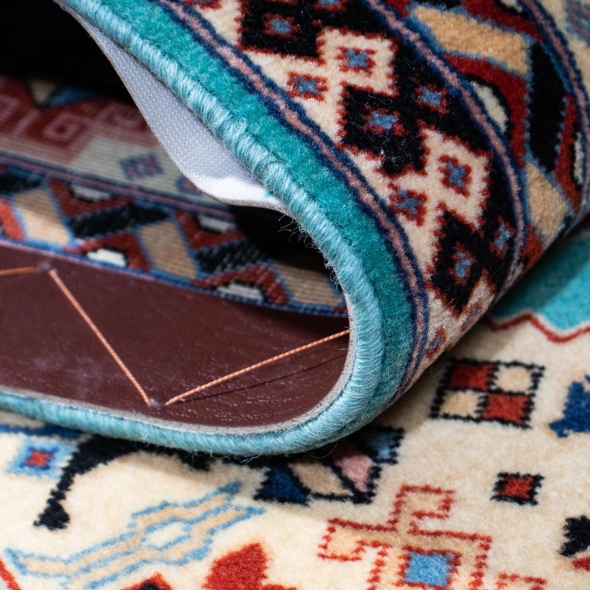 Tapis de couloir Tapis persan - Tabriz - Royal - 190 x 75 cm - bleu