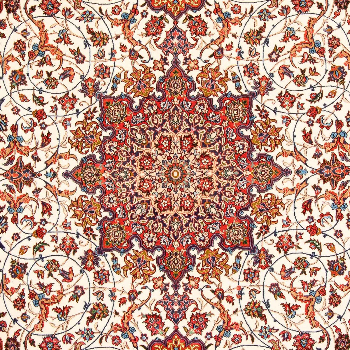 Tapis persan - Isfahan - Premium - 310 x 208 cm - rouge