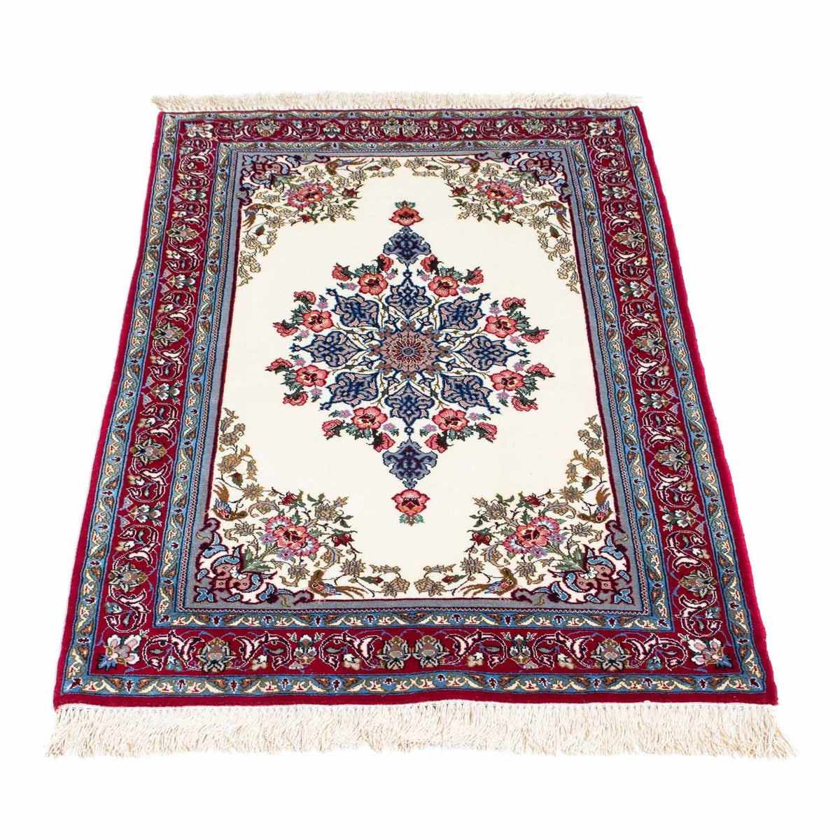 Tapis persan - Isfahan - Premium - 120 x 71 cm - beige
