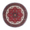 Tapis persan - Bidjar ronde  - 150 x 150 cm - rouge foncé
