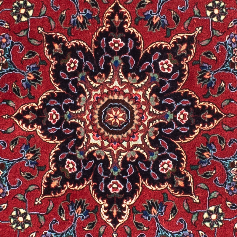 Tapis persan - Bidjar ronde  - 150 x 150 cm - rouge foncé