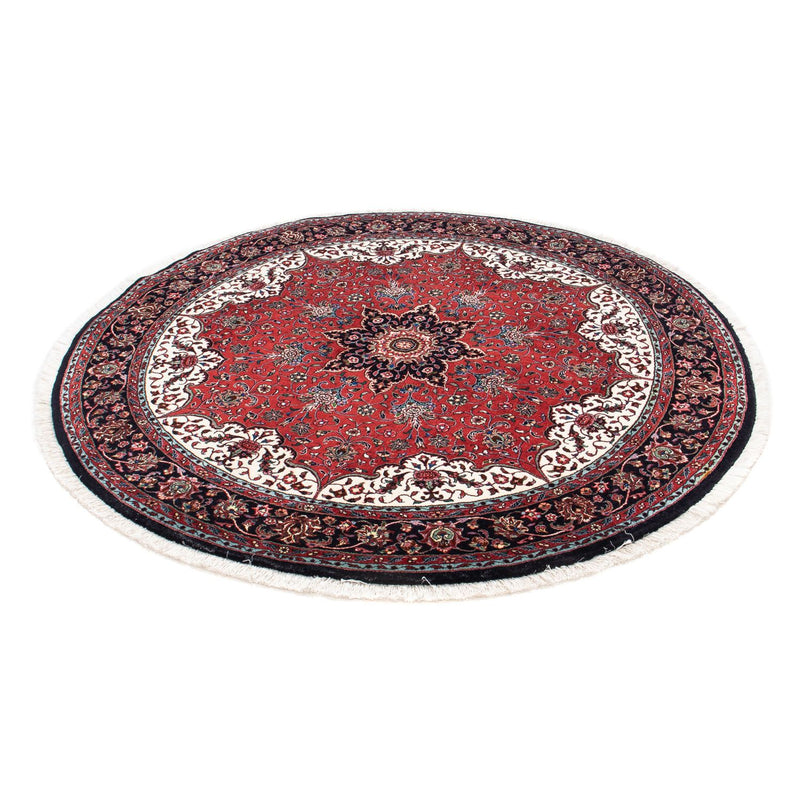 Tapis persan - Bidjar ronde  - 150 x 150 cm - rouge foncé