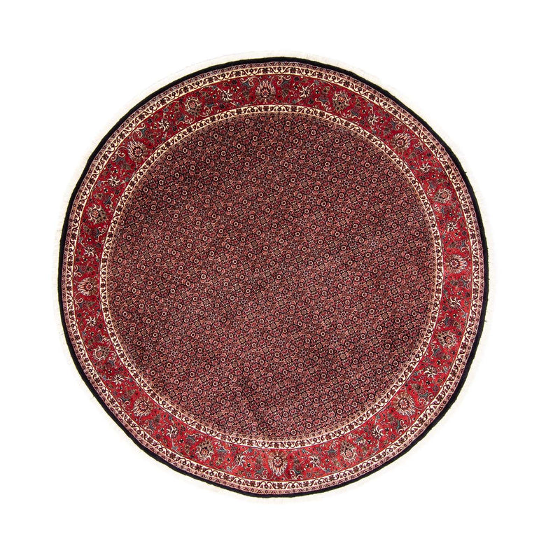 Tapis persan - Bidjar ronde  - 250 x 250 cm - rouge