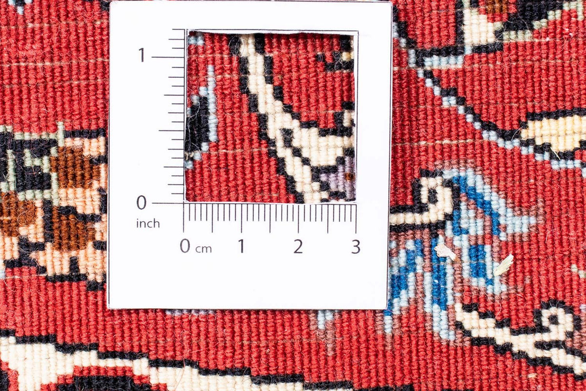 Tapis persan - Bidjar ronde  - 250 x 250 cm - rouge