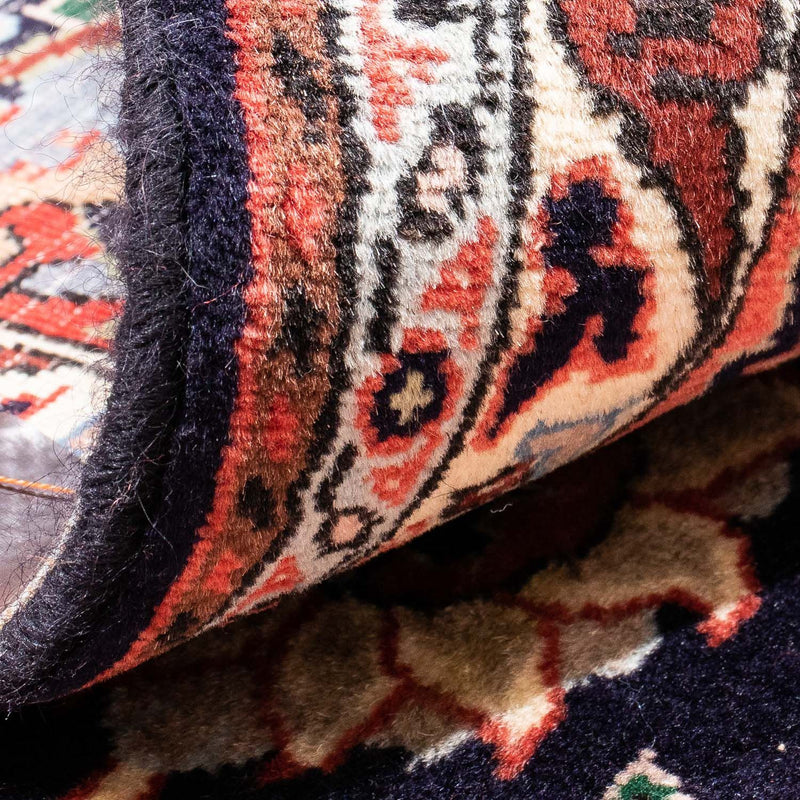 Tapis persan - Bidjar - 248 x 150 cm - bleu foncé