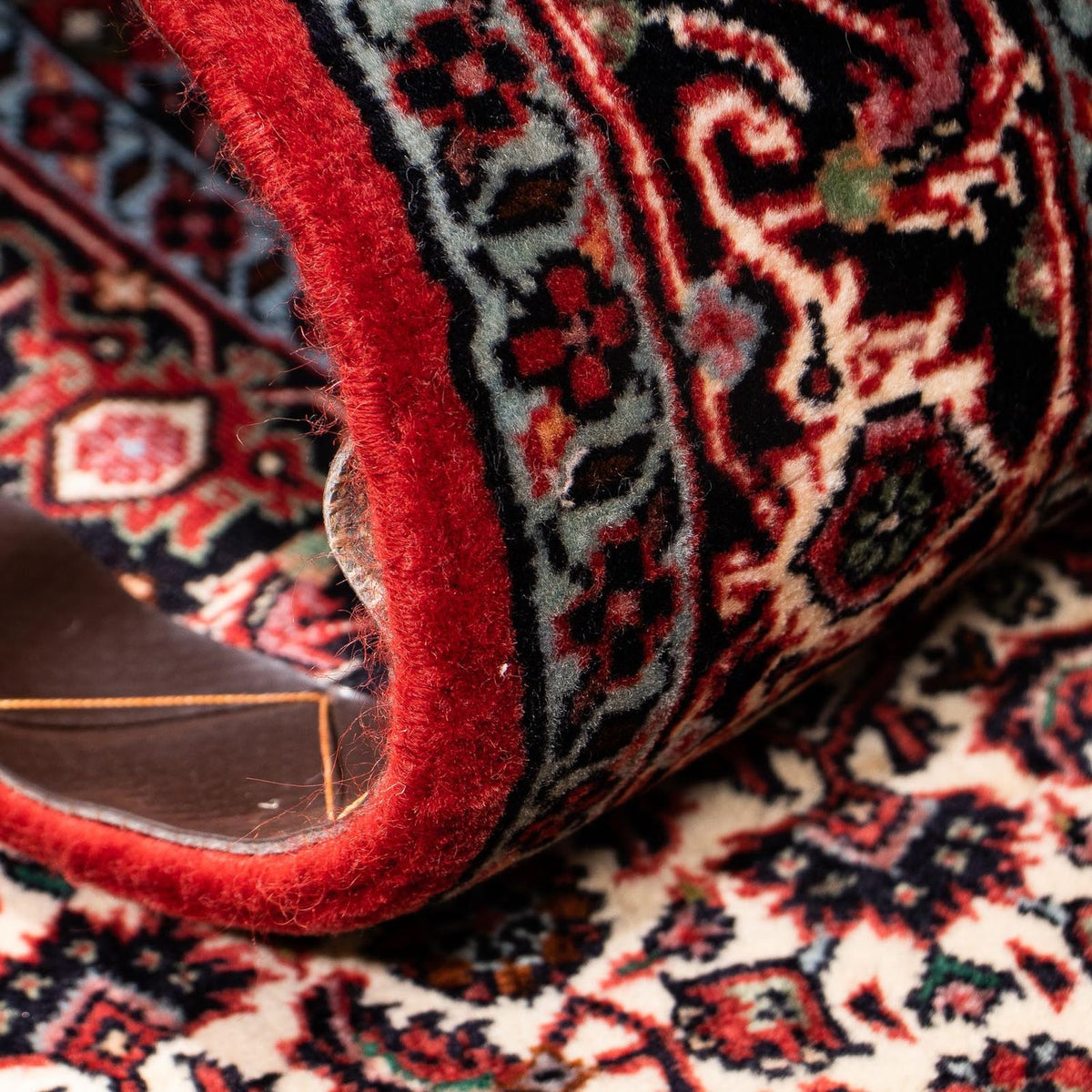 Tapis de couloir Tapis persan - Bidjar - 188 x 73 cm - rouge