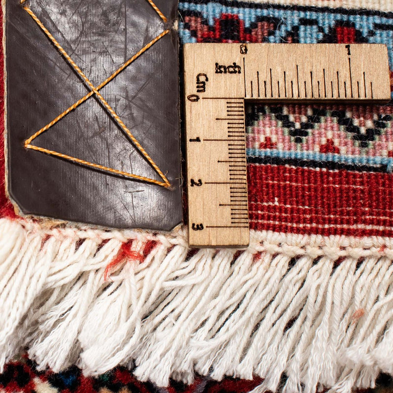 Tapis persan - Bidjar - 392 x 299 cm - rouge foncé