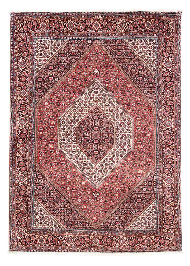 Tapis persan - Bidjar - 233 x 168 cm - rouge clair