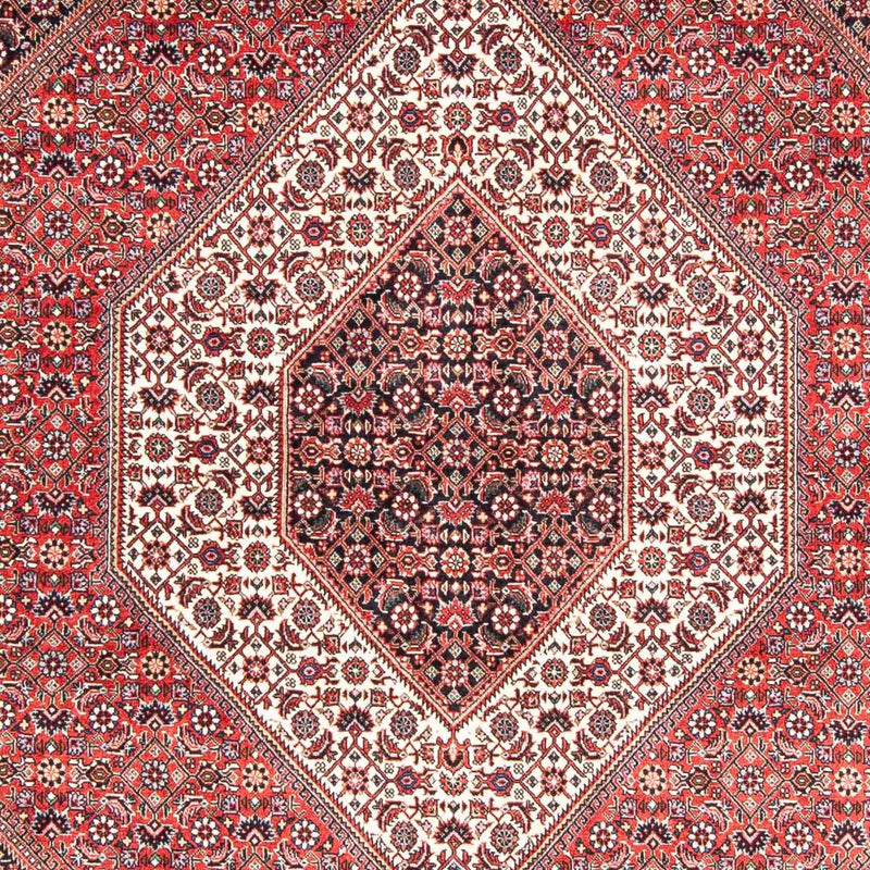 Tapis persan - Bidjar - 233 x 168 cm - rouge clair
