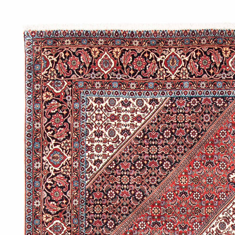 Tapis persan - Bidjar - 233 x 168 cm - rouge clair