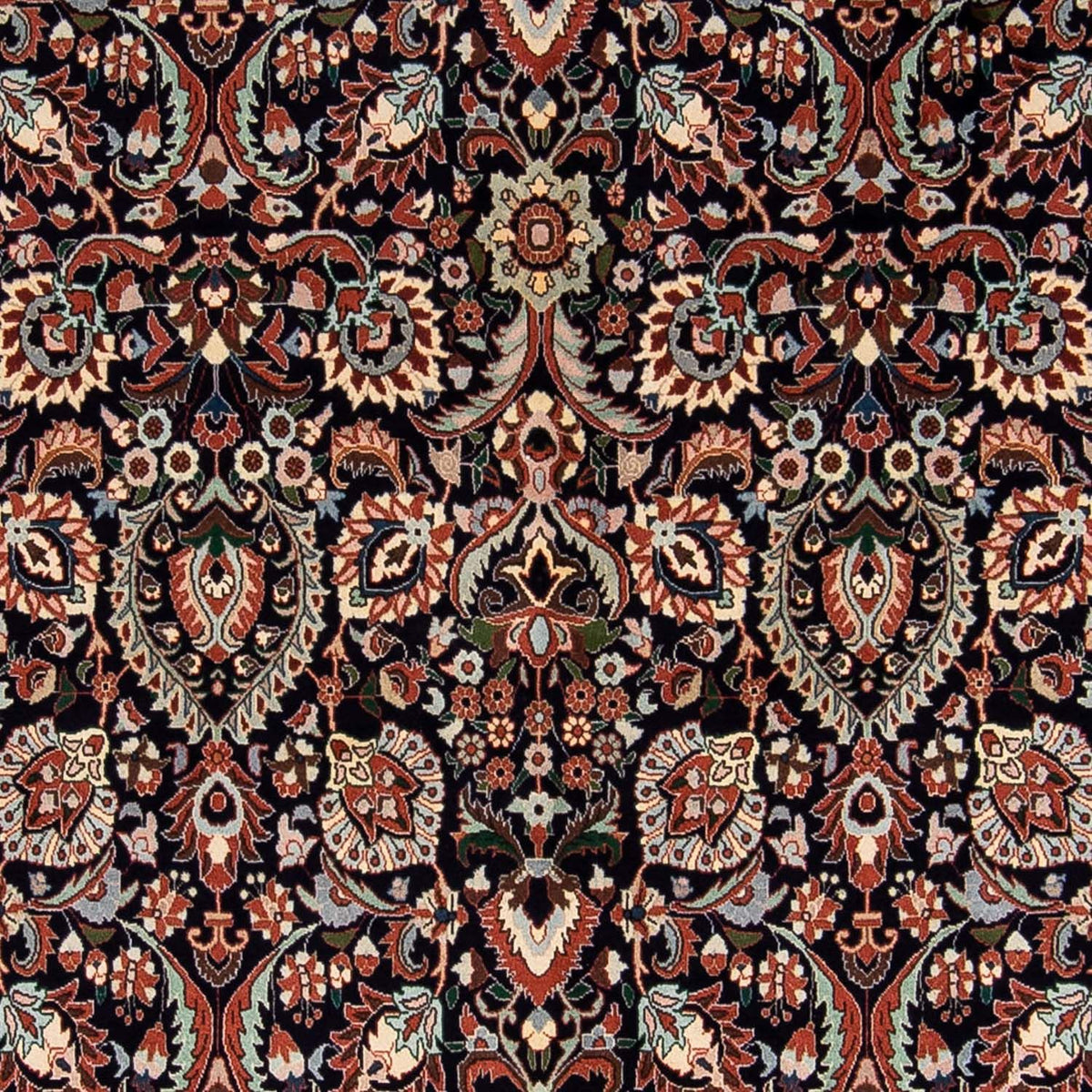 Tapis persan - Bidjar - 240 x 165 cm - bleu foncé