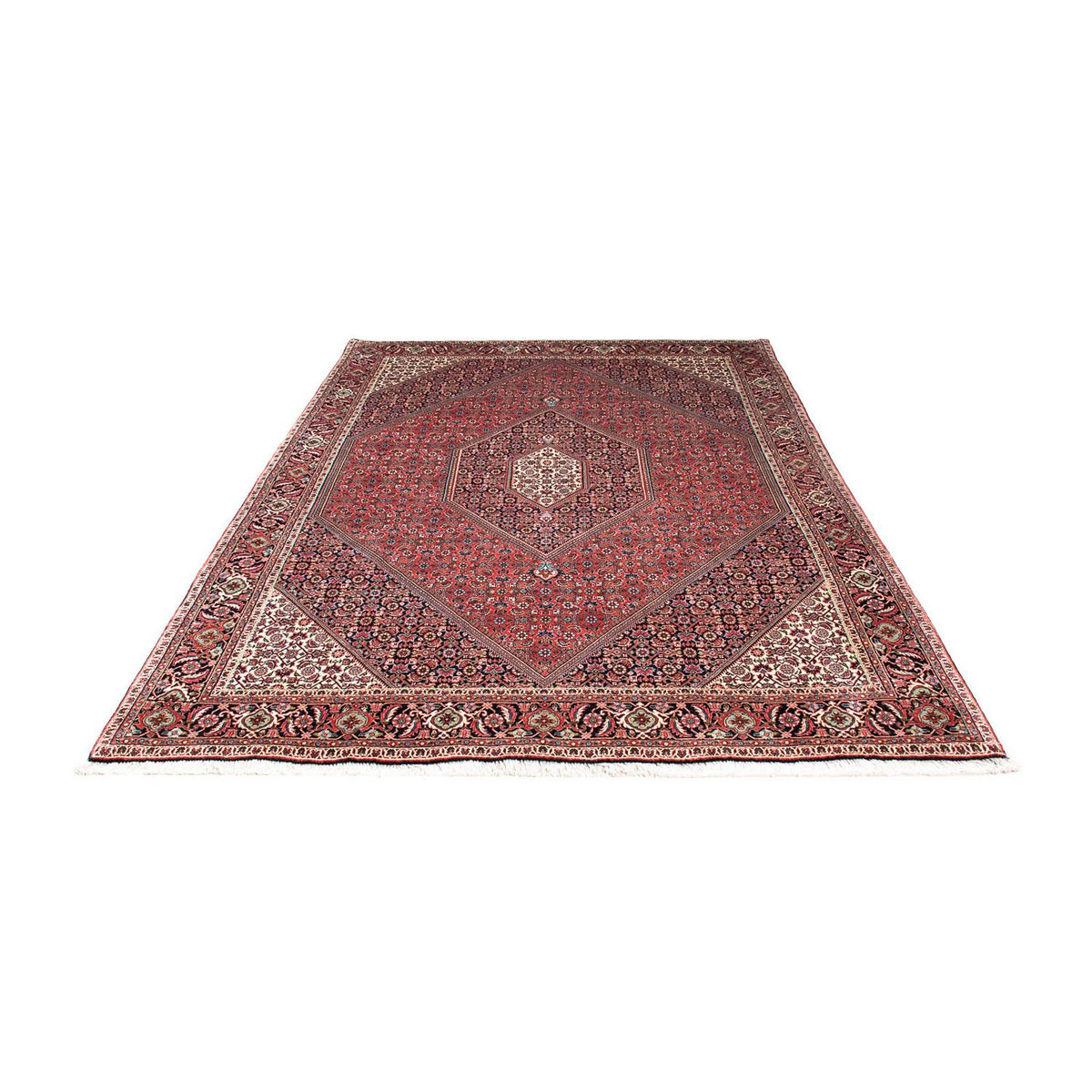 Tapis persan - Bidjar - 235 x 171 cm - rouge clair
