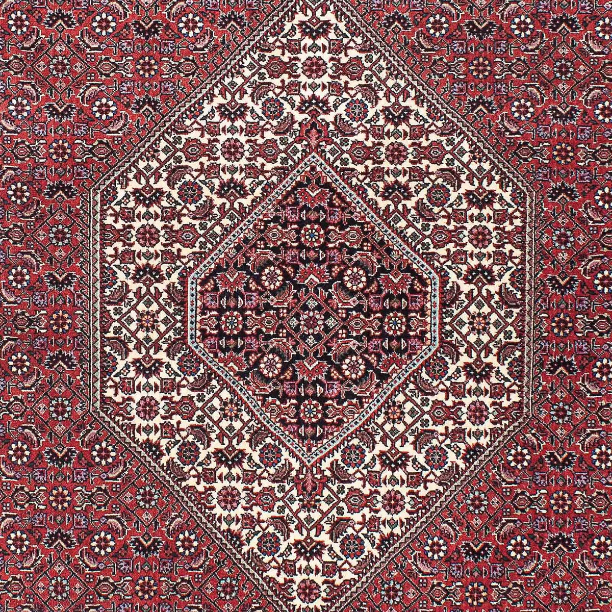 Tapis persan - Bidjar - 200 x 133 cm - rouge clair