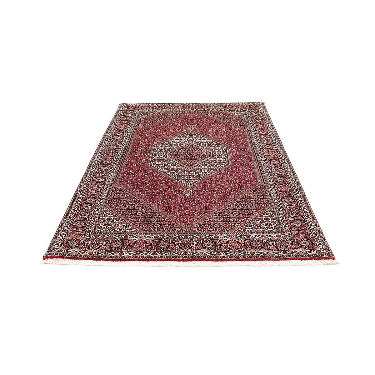 Tapis persan - Bidjar - 200 x 133 cm - rouge clair