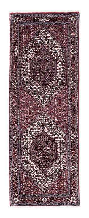 Tapis de couloir Tapis persan - Bidjar - 201 x 74 cm - rouge