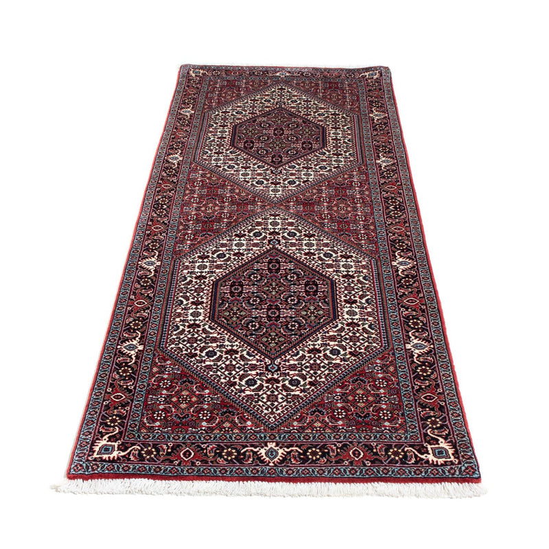 Tapis de couloir Tapis persan - Bidjar - 201 x 74 cm - rouge