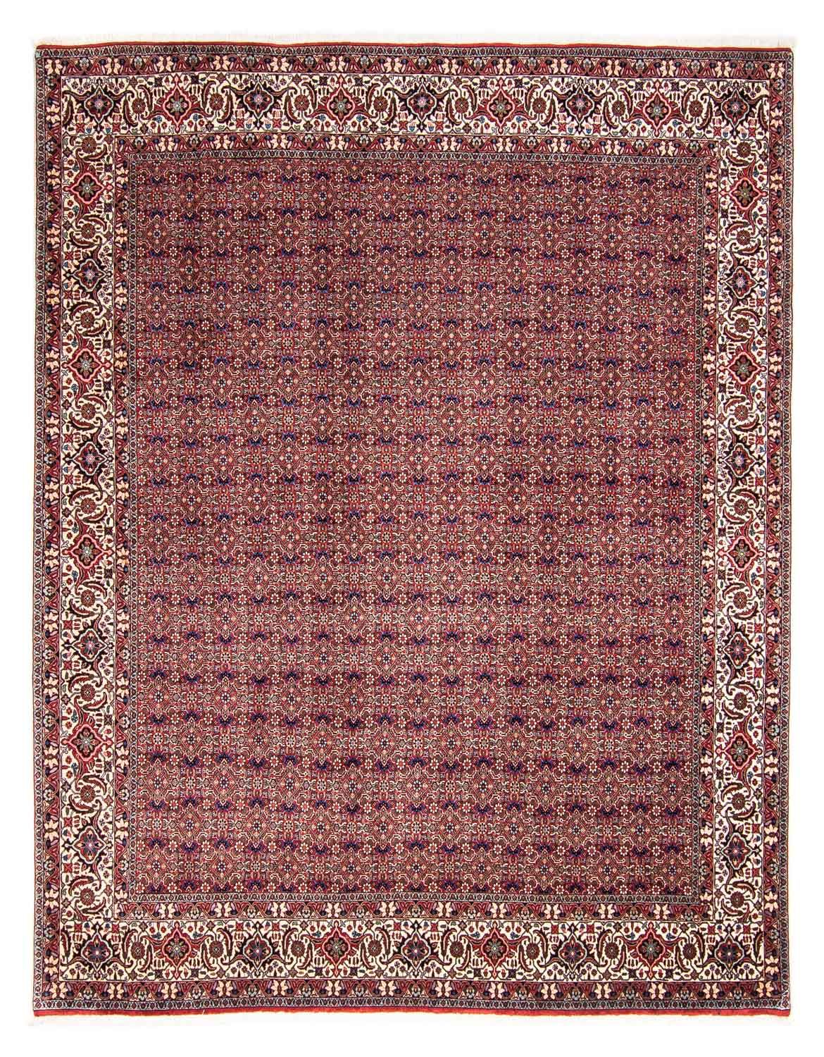 Tapis persan - Bidjar - 292 x 250 cm - rouge clair