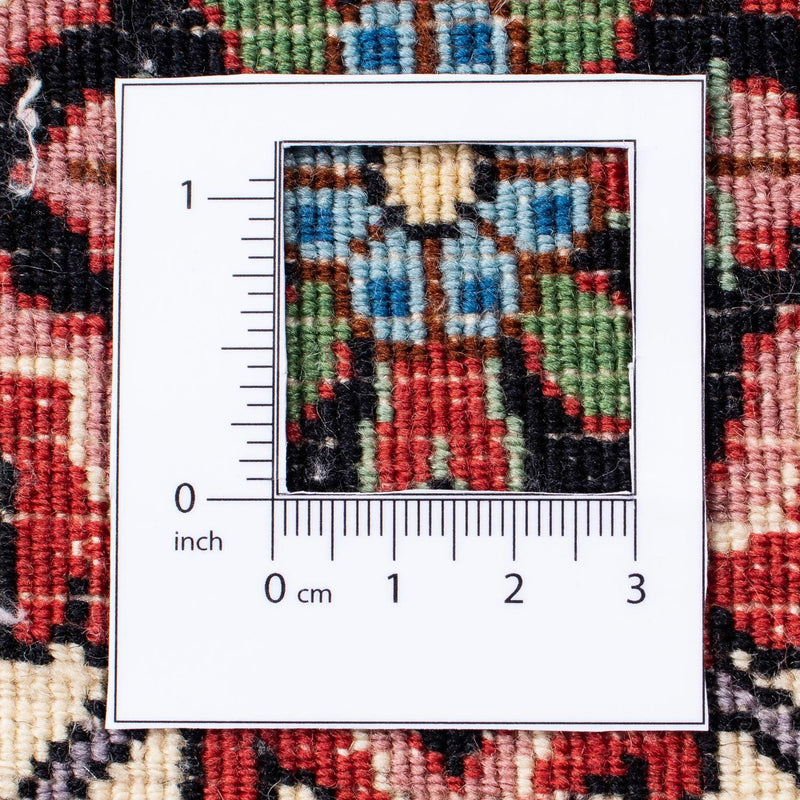 Tapis persan - Bidjar - 292 x 250 cm - rouge clair