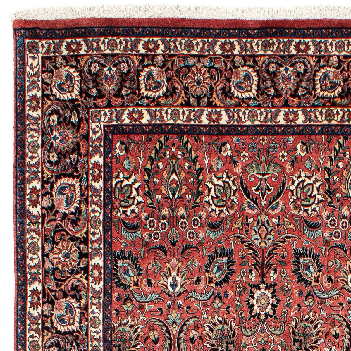Tapis persan - Bidjar - 293 x 200 cm - rouge clair