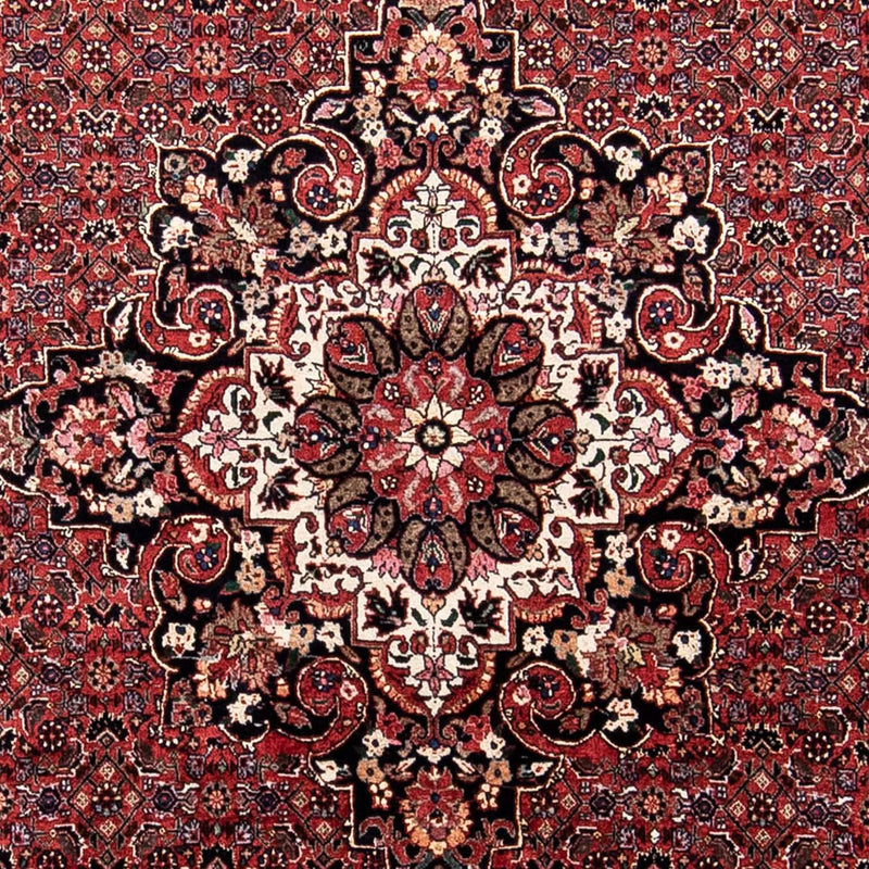 Tapis persan - Bidjar - 230 x 175 cm - rouge foncé
